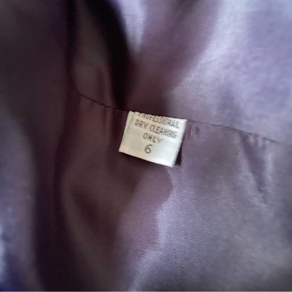 Vintage Bloomingdales by Augustus Navy Blue Wool Blend Oversized Blazer - Picture 7 of 7